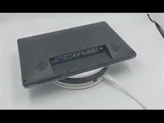 কালো প্লাস্টিকের কেস রেসিসিভ ইন্ডাস্ট্রিয়াল টাচ মনিটর ১৫.৬ ইঞ্চি ওয়াটারপ্রুফ ডাস্টপ্রুফ