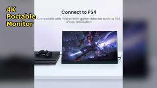 গেমিং এবং কাজের জন্য 4K 17.3 ইঞ্চি পোর্টেবল মনিটর