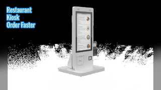 রেস্টুরেন্ট সেল্ফ সার্ভিস কিয়স্ক 21.5 ইঞ্চি টাচ স্ক্রীন