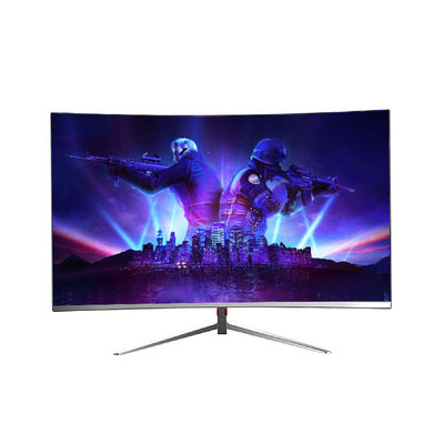 কাস্টম 27 ইঞ্চি বাঁকা গেমিং মনিটর 100Hz 144Hz LED মনিটর হোয়াইট কম্পিউটার স্ক্রিন মনিটর